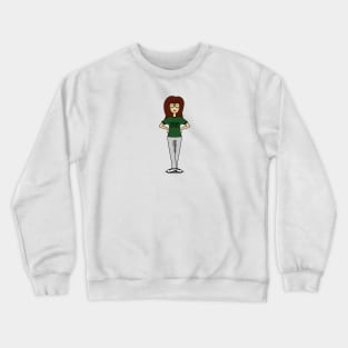 Daria/Billy Madison Mashup - You're not cool unless you pee your pants Crewneck Sweatshirt